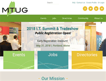 Tablet Screenshot of mtug.org